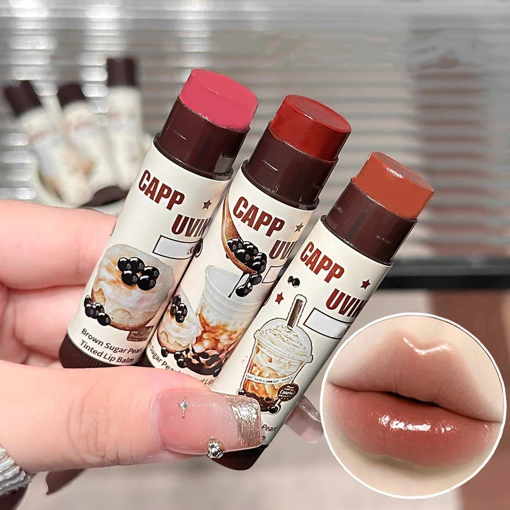 3-Piece Tinted Lip Balm Set – Moisturizing Jelly Lip Gloss Tinted Lip Gloss Set PRIMED