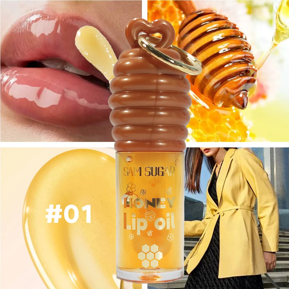 SAM SUGAR Honey Essence Lip Oil | Hydrating Glaze 6ml