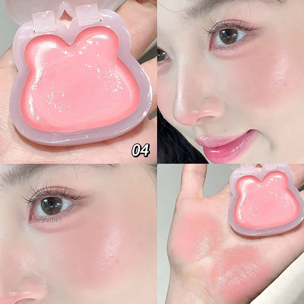 Watery Highlighter Blush Cream – Hydrating Cheek Glow