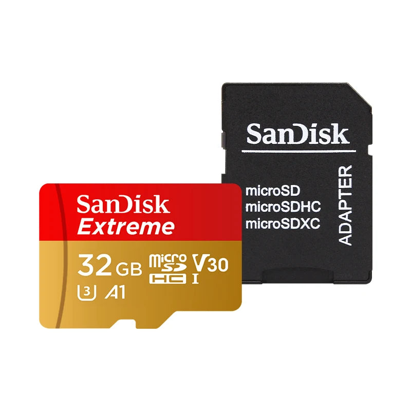SanDisk Extreme microSDXC U3 V30 A2 – Up to 190MB/s | 64–256GB microSD Memory Card PRIMED A1 microSDHC 32GB