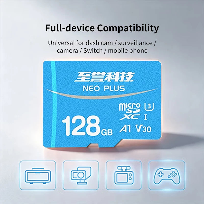 EXASCEND 128GB microSDXC V30 A1 Card – Max 150MB/s 4K UHD microSD Memory Card PRIMED
