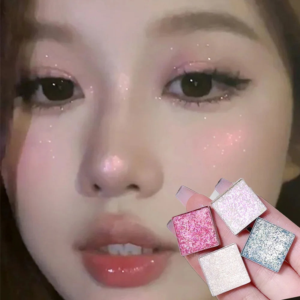 Diamond Highlighter Powder – Chameleon Eyeshadow & Face Glow Face Highlighter Powder PRIMED