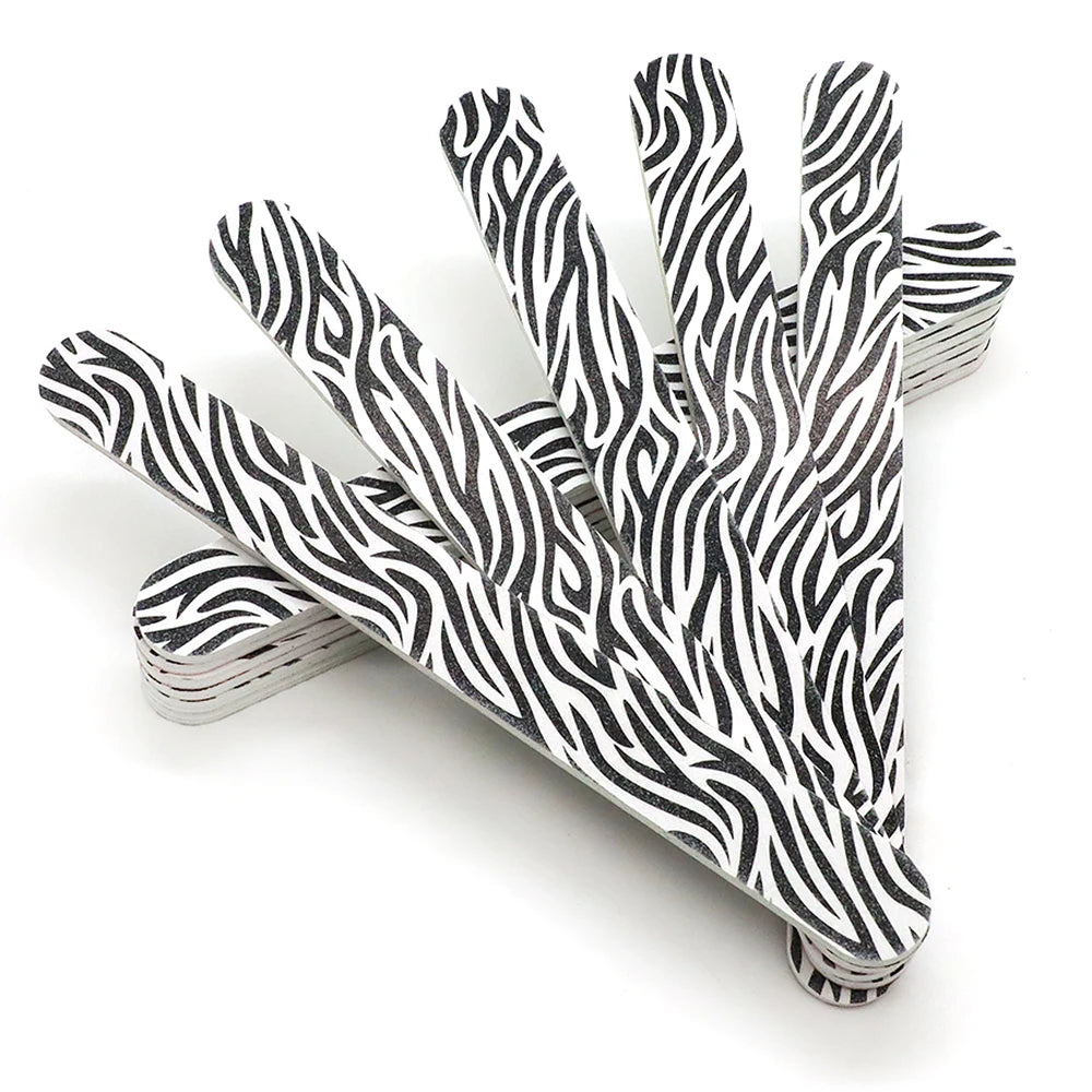 Professional 180/180 Nail Files for Manicure & Pedicure – 5/10/30 Pcs