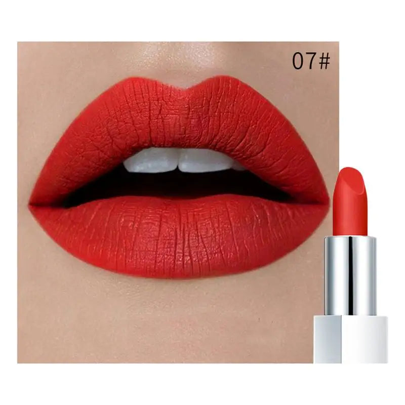 Pudaier Waterproof Matte Lipstick – Vitamin E, 17 Shades