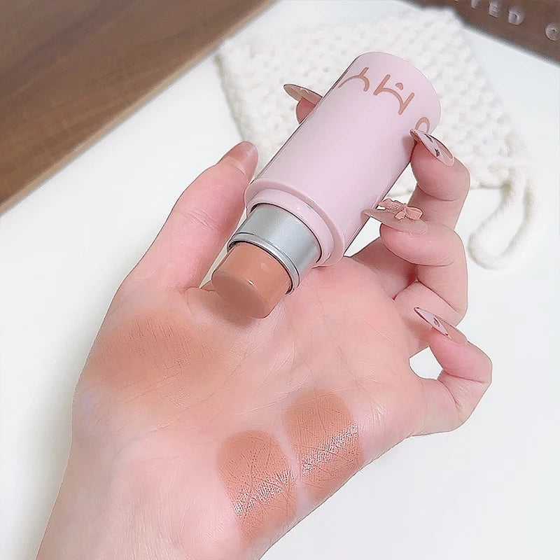 Soft Matte Cream Blush Stick – 4-in-1 Korean Makeup Cream Blush Stick PRIMED