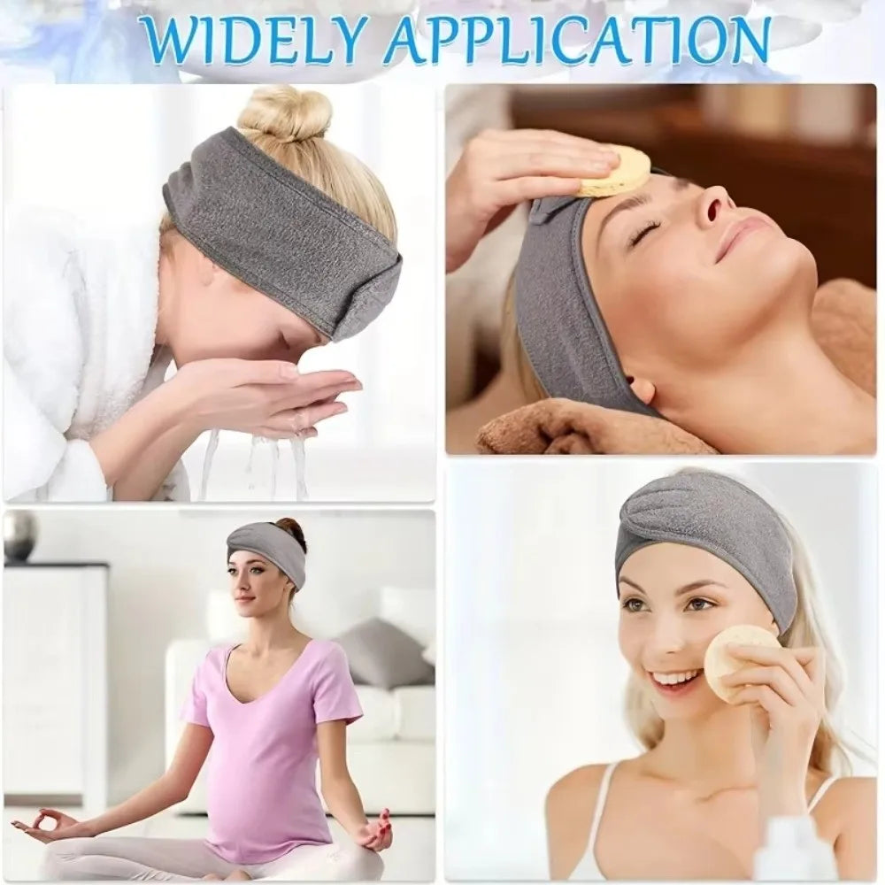 Soft Adjustable Women's Headband – Makeup, SPA & Yoga