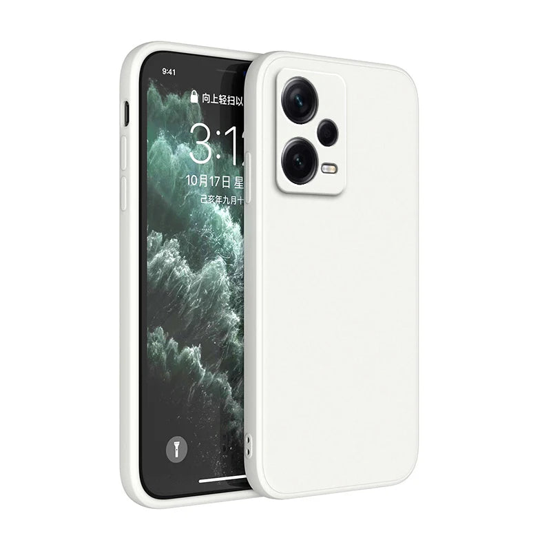 Matte Silicone Case Xiaomi Redmi Note 11 12 13 14 Pro 5G Silicone Phone Case PRIMED White Redmi Note 14 Pro+ 5G (India)