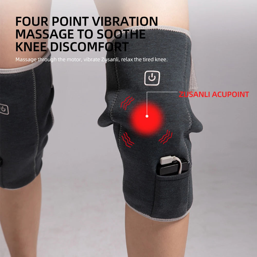 USB Graphene Electric Knee Heating Pad – Adjustable Heated Wrap Heated Knee Wrap PRIMED