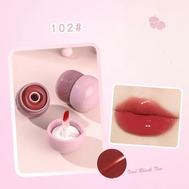 Mushroom Lip Gloss – Matte Liquid Lipstick & Creamy Lip Tint Matte Lip Gloss PRIMED 102