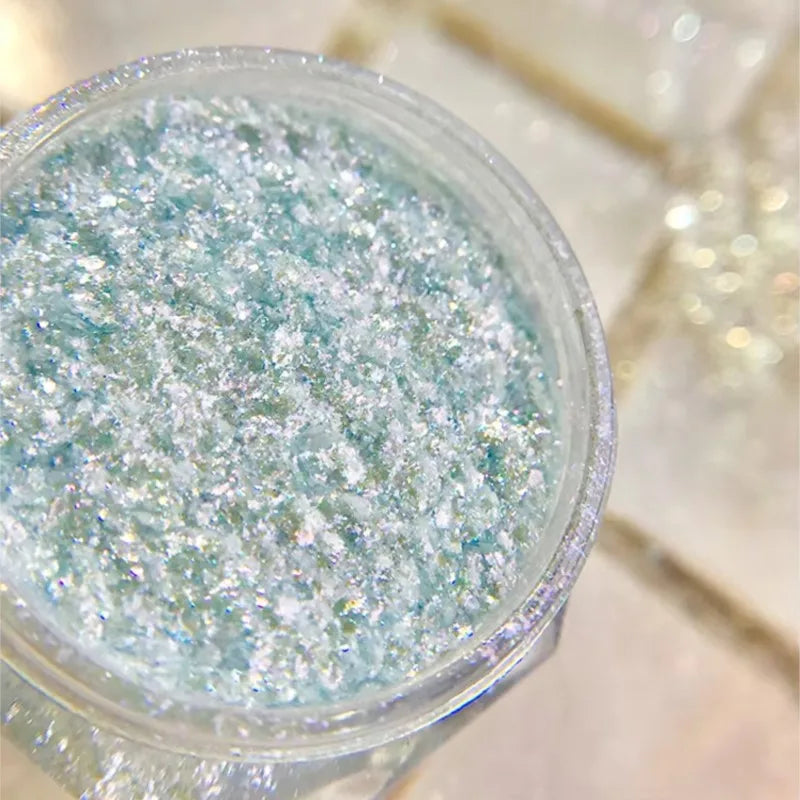 MAFANAILS Opal Neon Glitter Nail Powder Set – 6 Jars