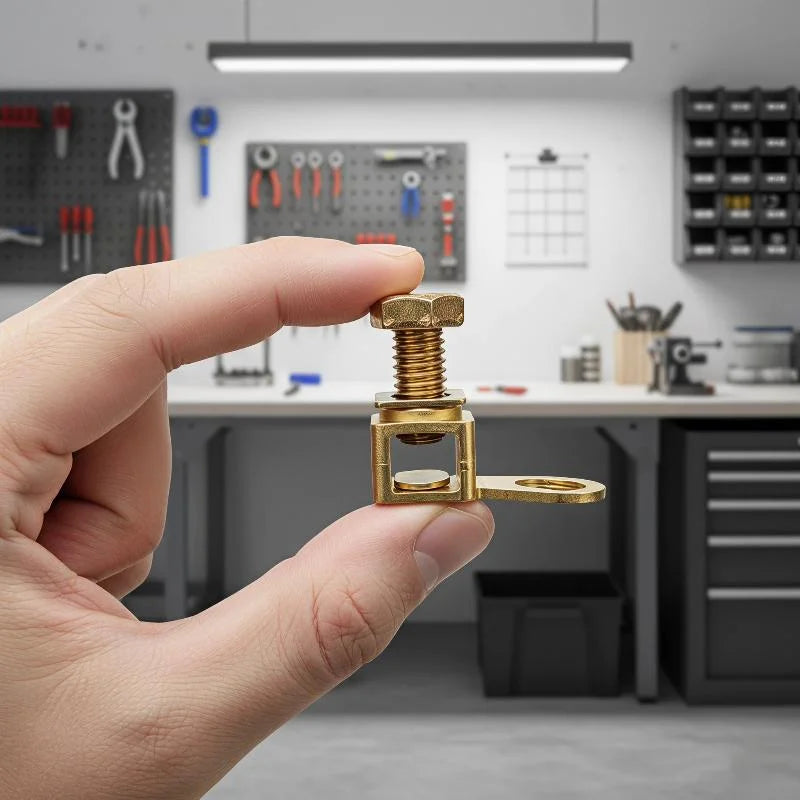 Brass Crimp Wire Terminal | 12–24V High Conductivity Connector Wire Crimp Terminal PRIMED