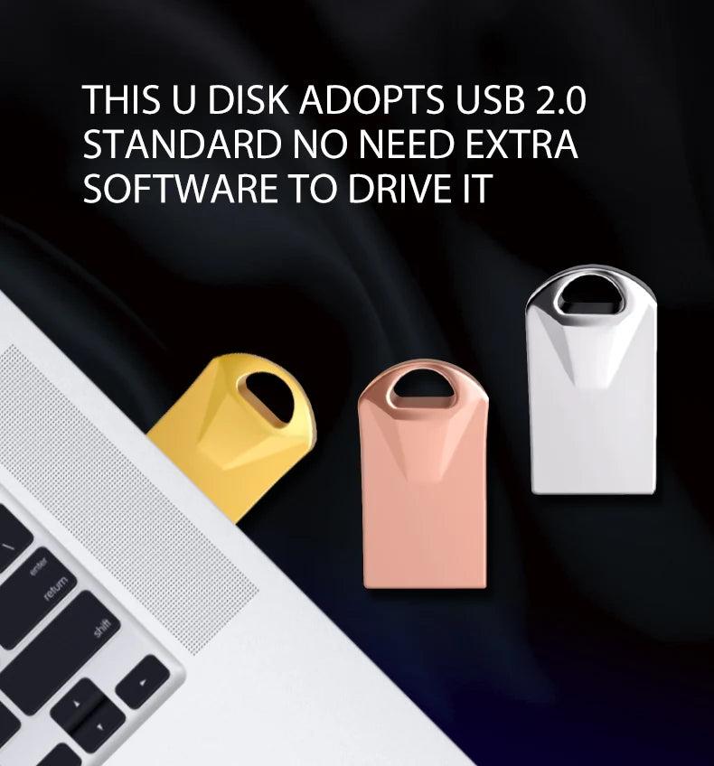 10-Pack Metal USB Flash Drives 4GB–128GB | Free Custom Logo USB Flash Drive PRIMED