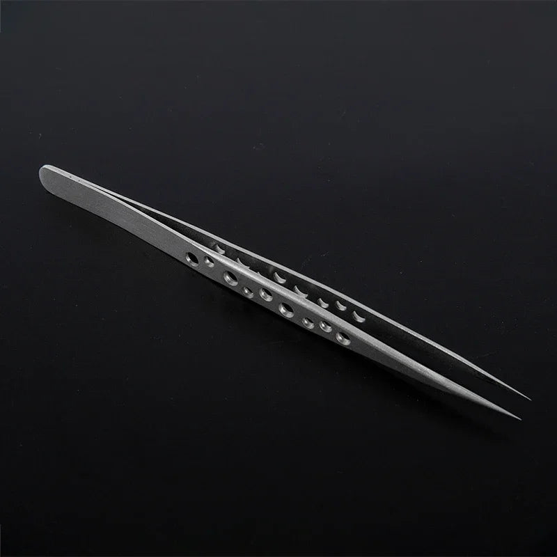 ESD Anti-Static Stainless Steel Tweezers – Industrial Grade