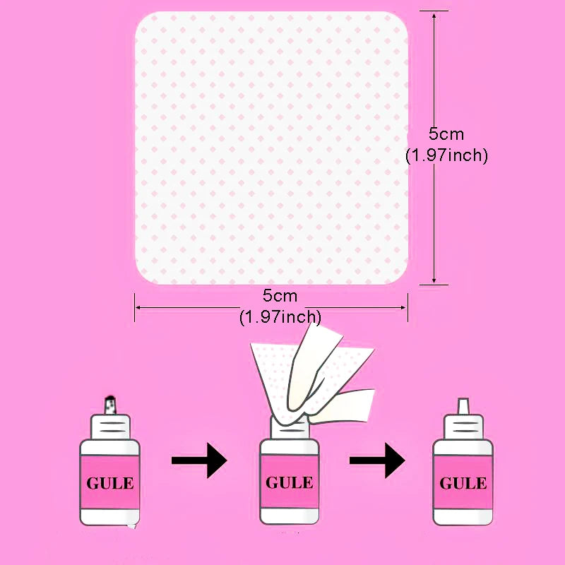 Lint-Free Nail Wipes Cotton Pads 200/300/600 Pcs | JEARLYU