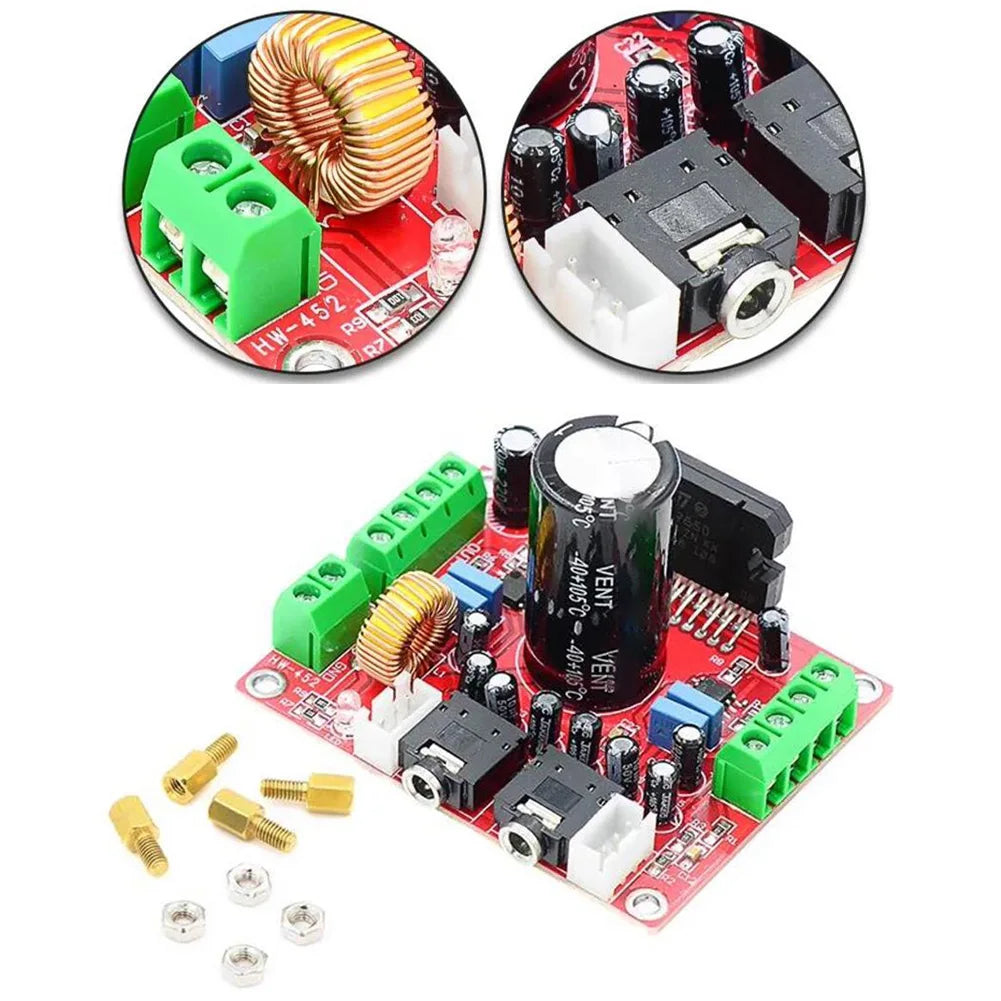 TDA7850 4-Channel AMP Board with BA3121 Noise Reduction Audio Amplifier Board PRIMED