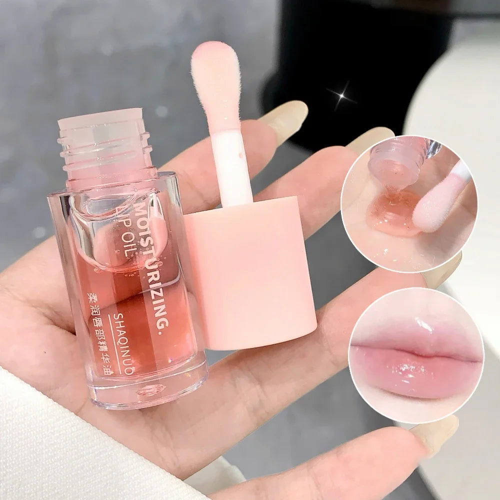 SHAQINUO Crystal Jelly Lip Oil – Hydrating Mirror Gloss