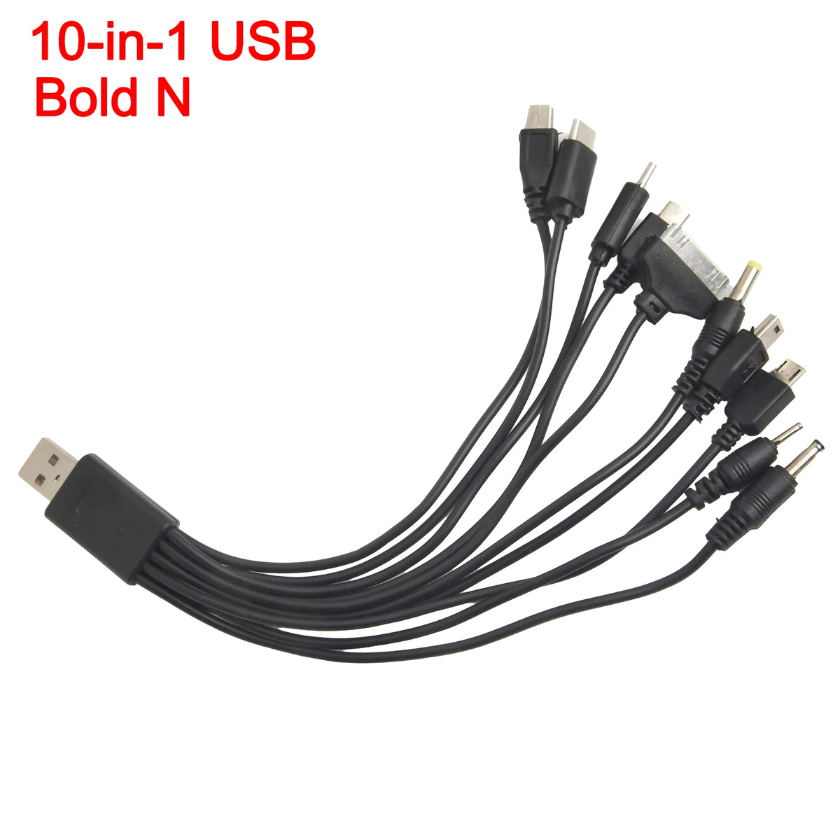 10-in-1 Multi-Device USB Charging Cable | Travel Ready