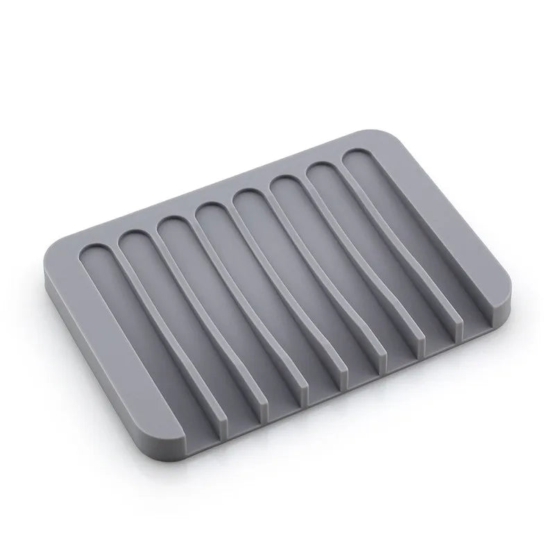 Silicone Sponge & Soap Holder – Self-Draining Waterfall Dish