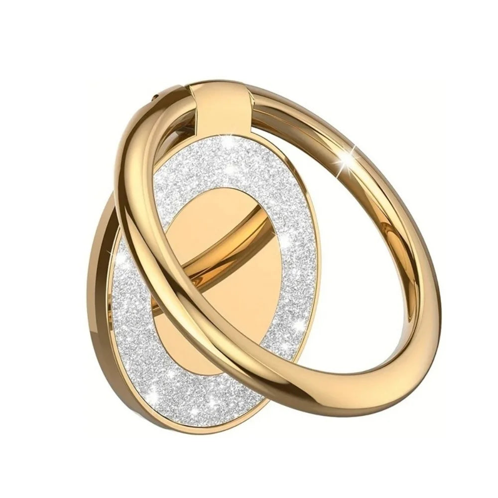 Ultra-Thin Finger Ring Phone Holder – 360° Rotation Kickstand Phone Ring Holder PRIMED Golden
