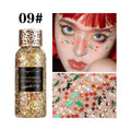 Diamond Glitter Gel – Face Body Eye Nail Hair Makeup | 12 Colors Body Glitter Gel PRIMED 09