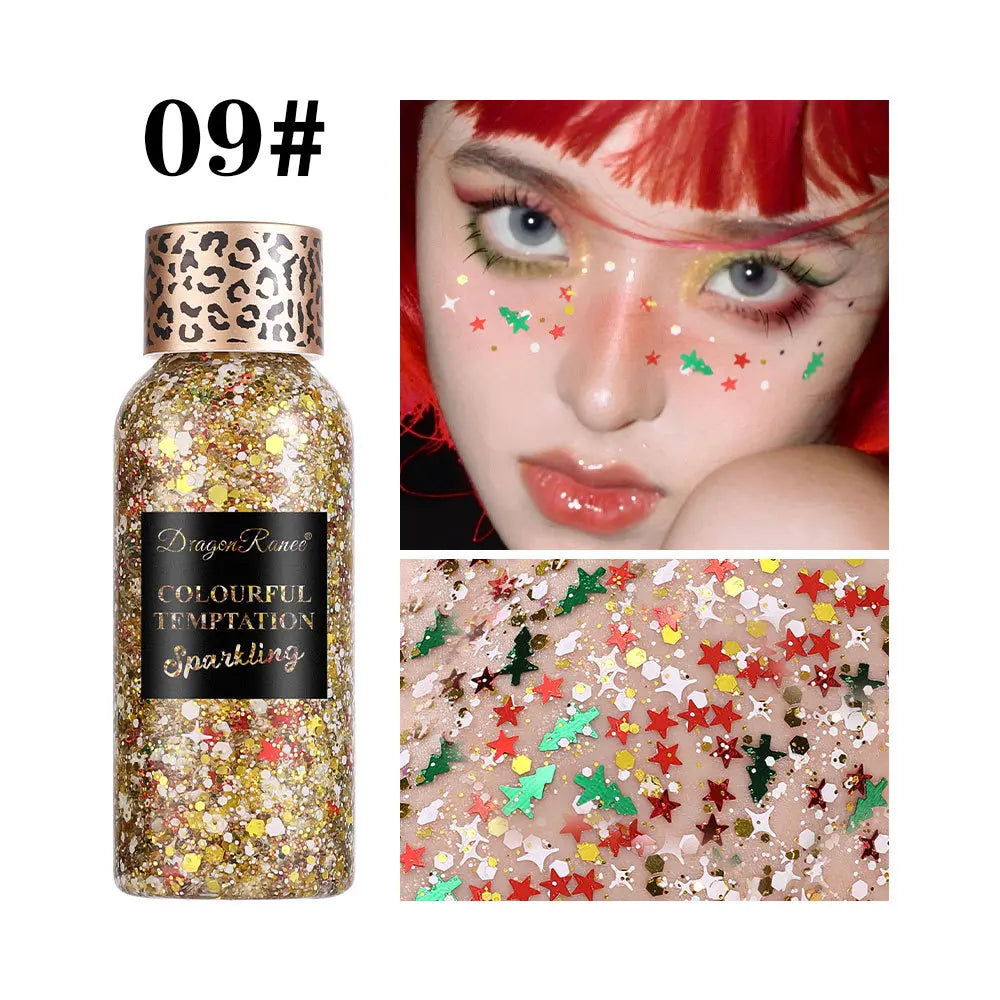 Diamond Glitter Gel – Face Body Eye Nail Hair Makeup | 12 Colors Body Glitter Gel PRIMED 09