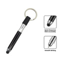 Mini 2-in-1 Stylus & Ballpoint Pen with Keychain | All Phones Stylus Ballpoint Pen PRIMED Black