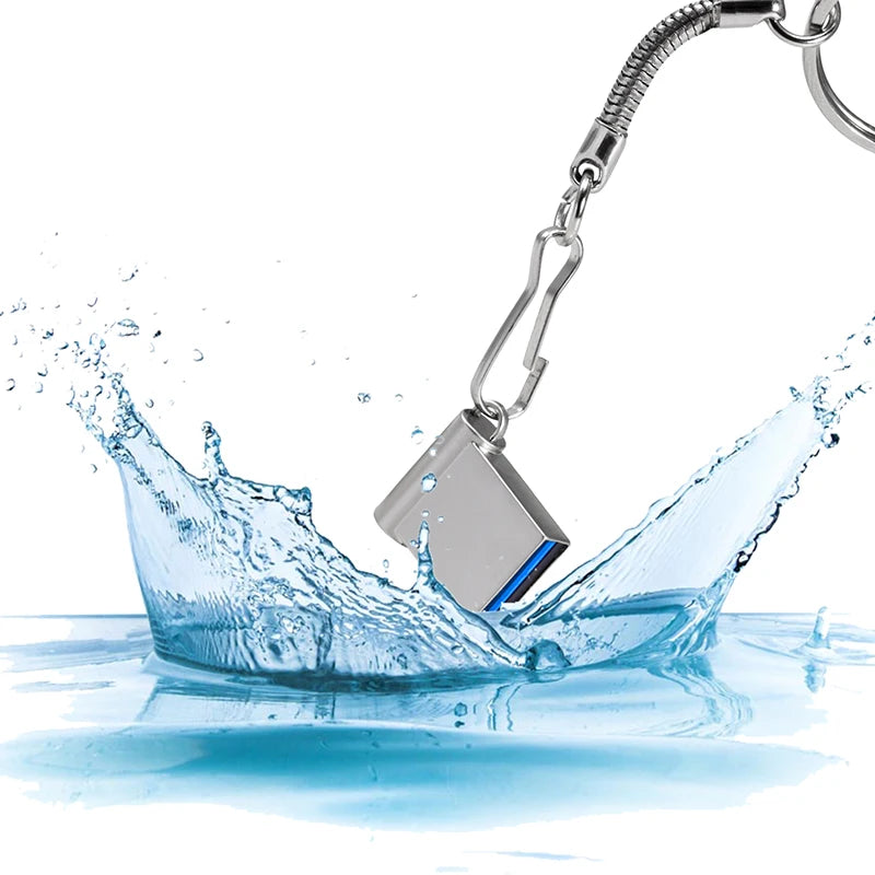 JASTER Metal Mini USB 3.0 Flash Drive 8GB–128GB Custom Logo USB Flash Drive PRIMED