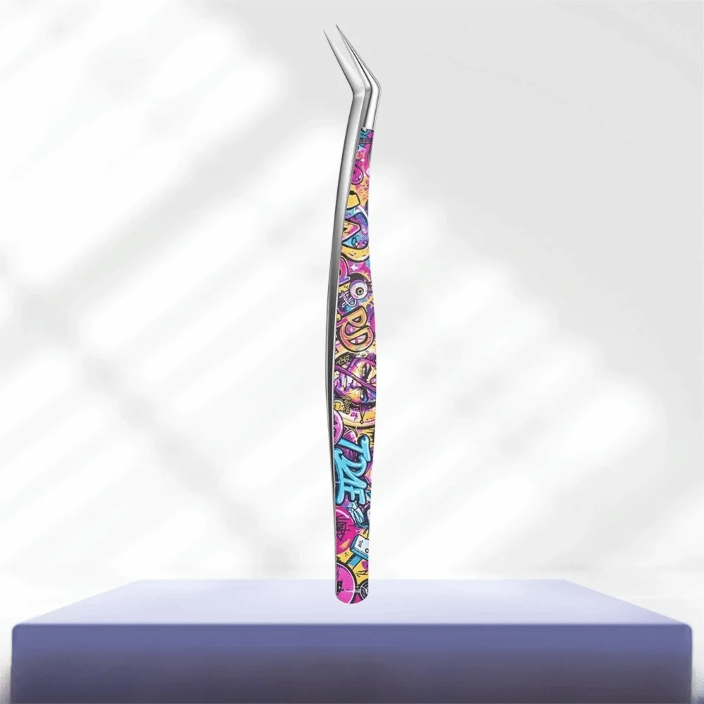 Curved Precision Tweezers – Stainless Steel Lash & Craft Tool Precision Tweezers PRIMED Style 1