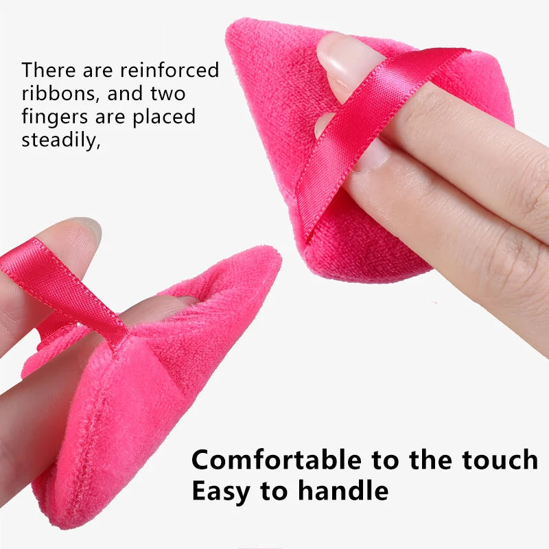 Triangle Makeup Sponge Puff – Crystal Velvet Foundation Blender