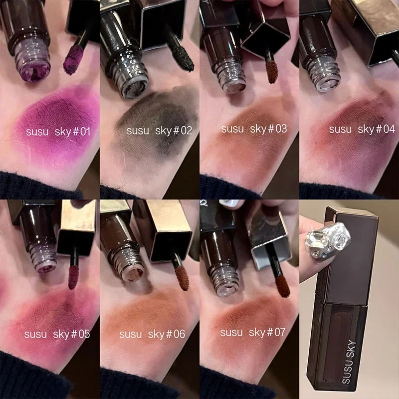 Matte Velvet Lip Mousse – Gothic Shades, Non-Stick Lip Tint Matte Lip Mousse PRIMED