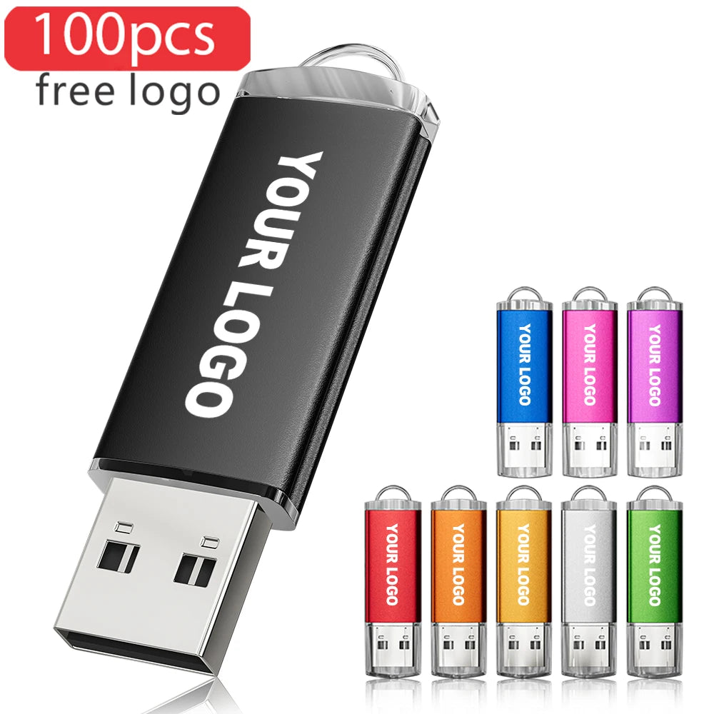 100-Pack USB 2.0 Flash Drives with Key Chain | 4GB–64GB USB Flash Drive PRIMED