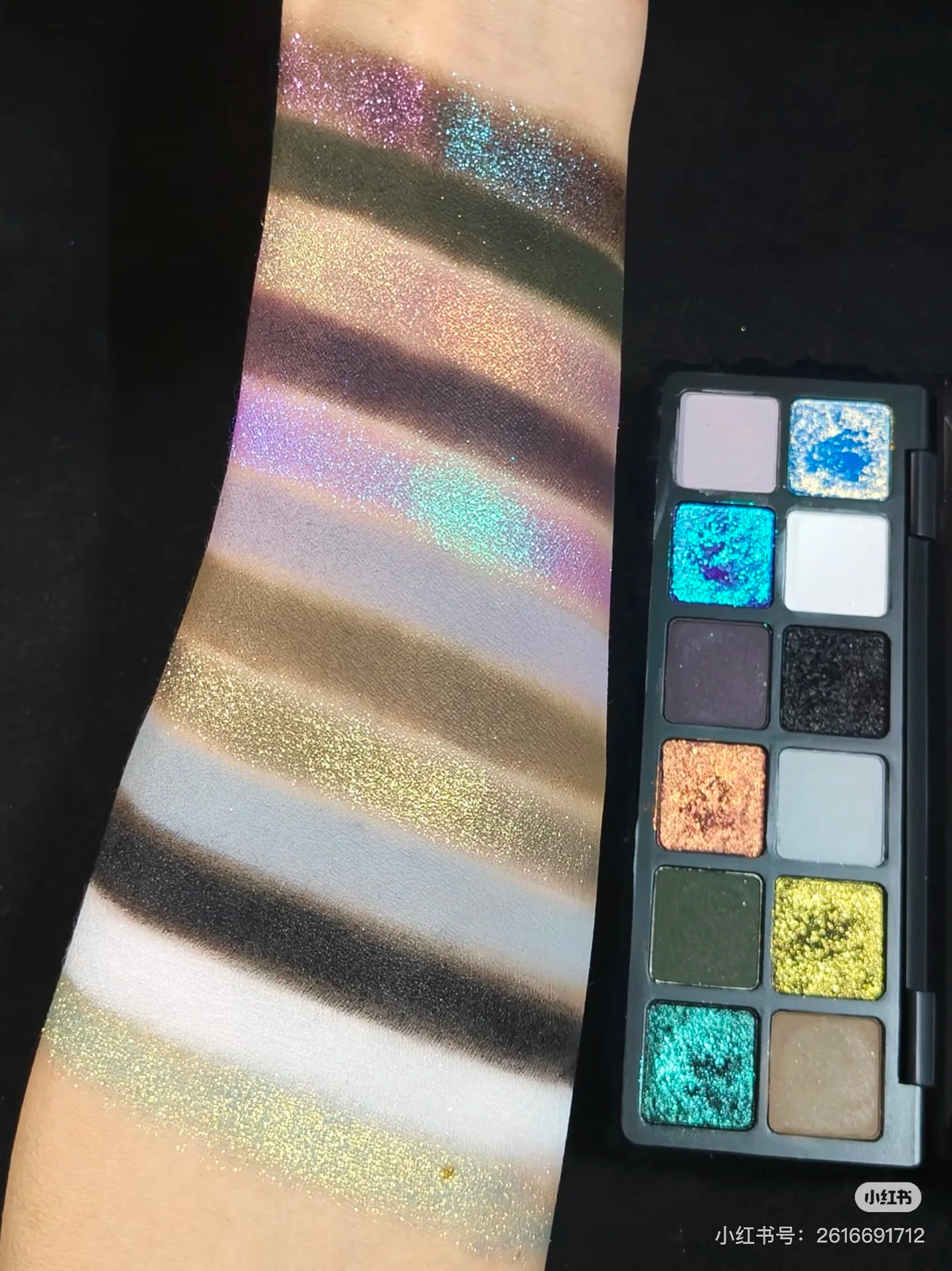 Sugarock 12-Color Chameleon Eyeshadow Palette – Matte & Shimmer