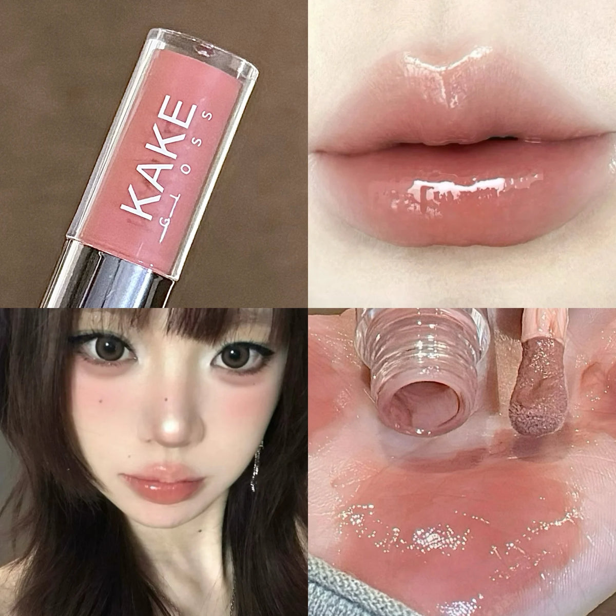 Mirror Lip Gloss – Moisturizing Jelly Lip Glaze Long Lasting Lip Gloss PRIMED