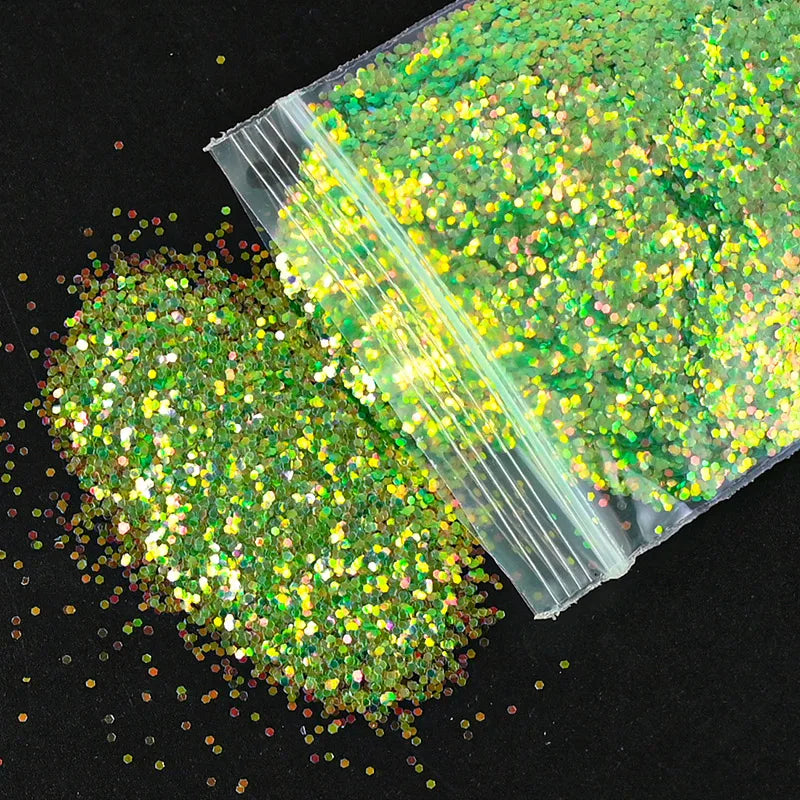 MAFANAILS 50g Holographic Glitter Powder | Nail Art & Craft