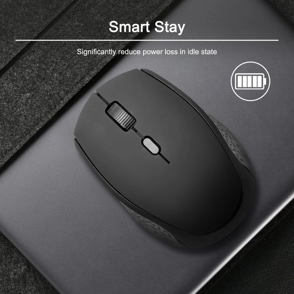 2.4GHz Wireless Optical Mouse 1600 DPI Nano Receiver 4 Button Wireless Mouse PRIMED