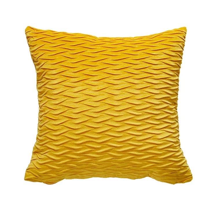 Super Soft Velvet Throw Pillow Cover 45x45cm | Striped Luxury