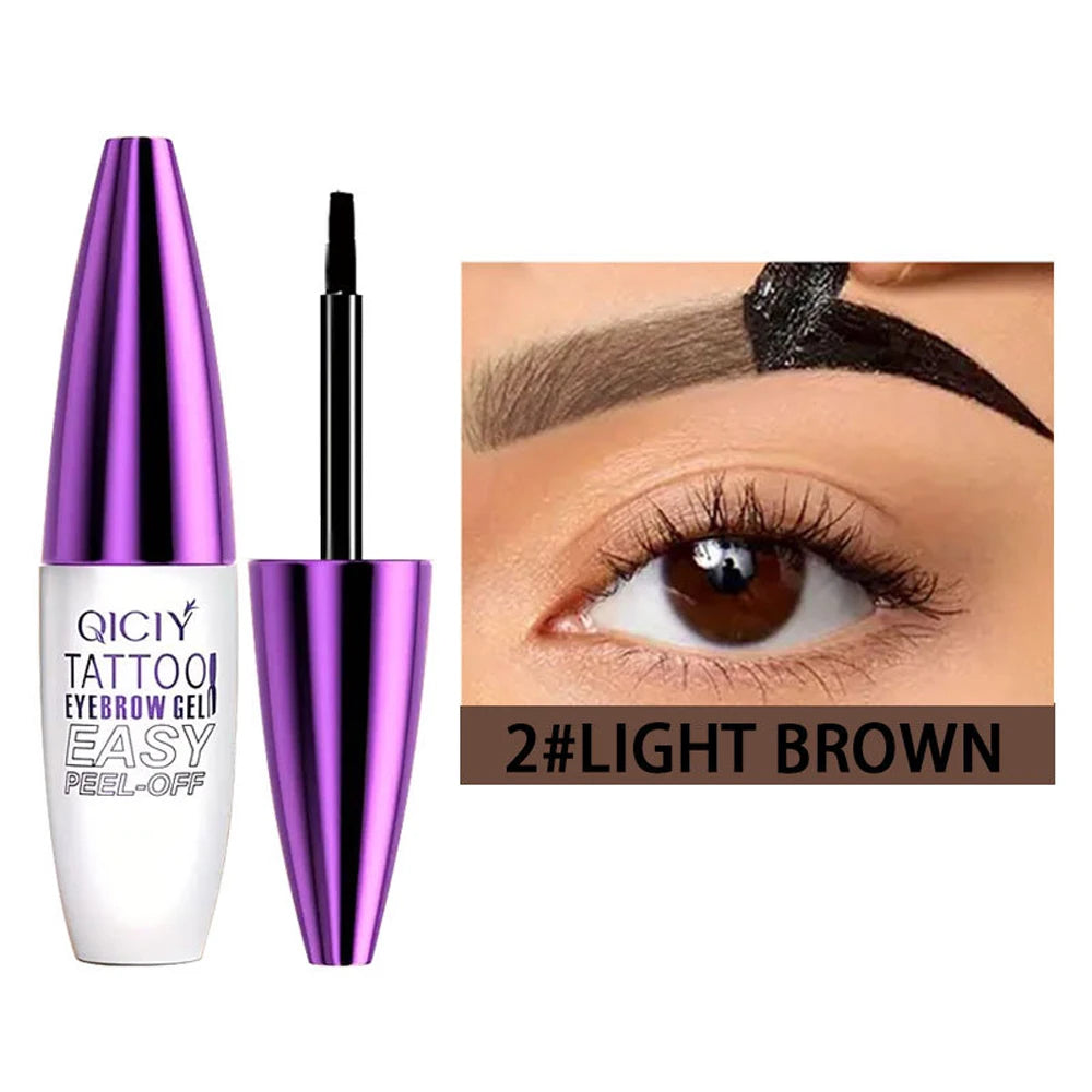 Waterproof Peel-Off Eyebrow Tint Gel – Semi-Permanent Brow Dye