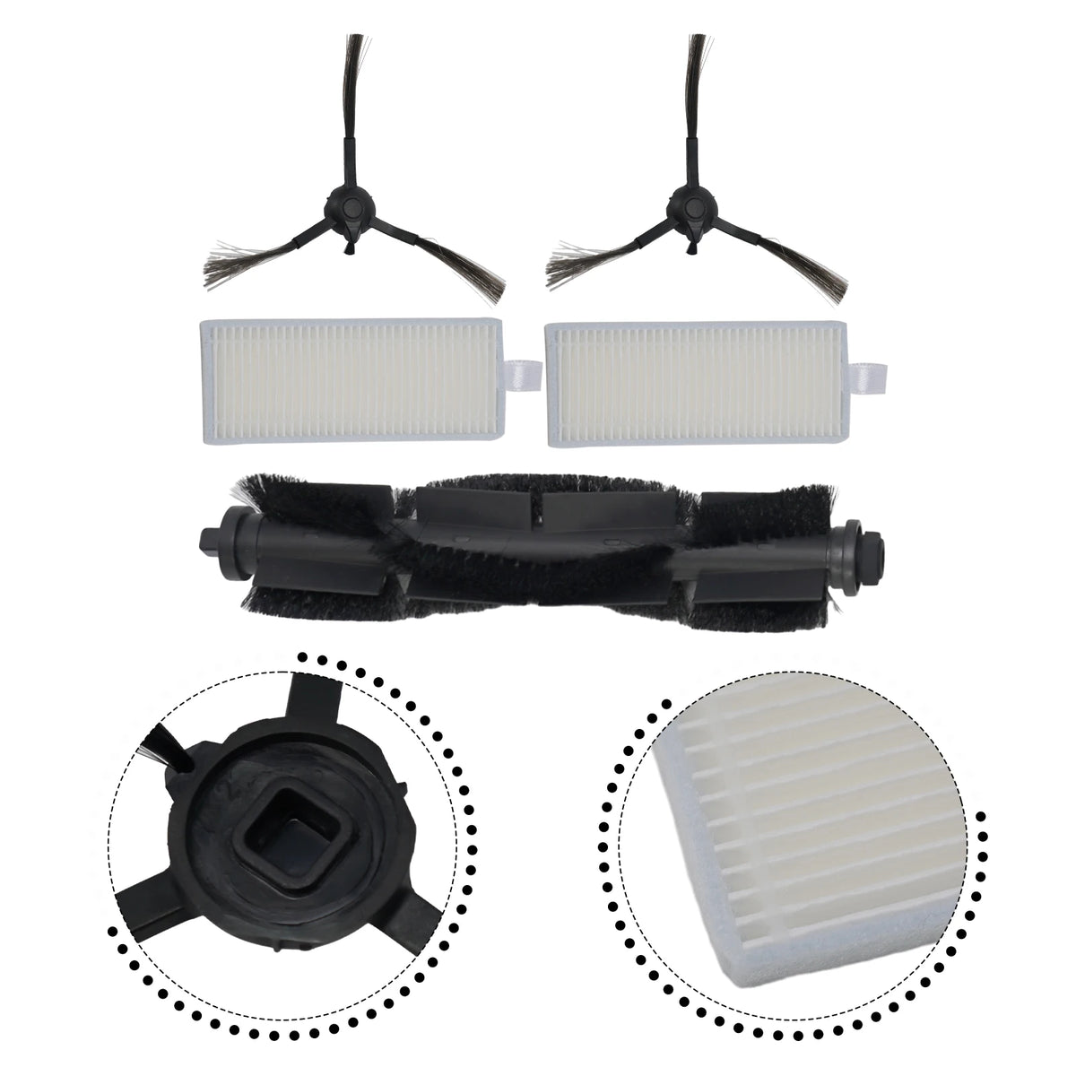 Tapo RV30 RV10 Robot Vacuum Replacement Accessories Kit