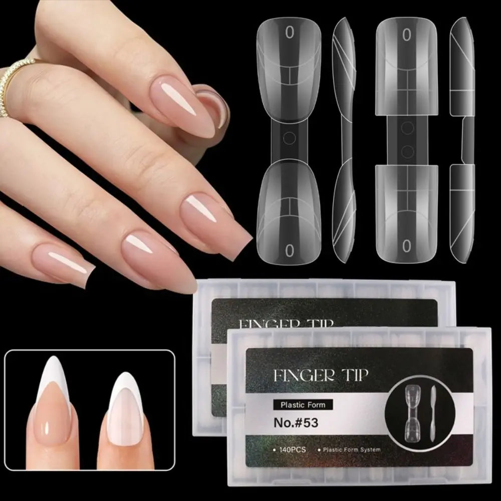 2-in-1 French Nail Dual Forms – Oval & Almond Acrylic Mold