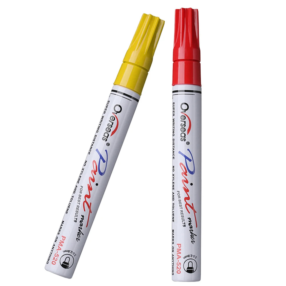 Waterproof Auto Touch Up Paint Marker Pen – 7 Colors Auto Paint Marker PRIMED