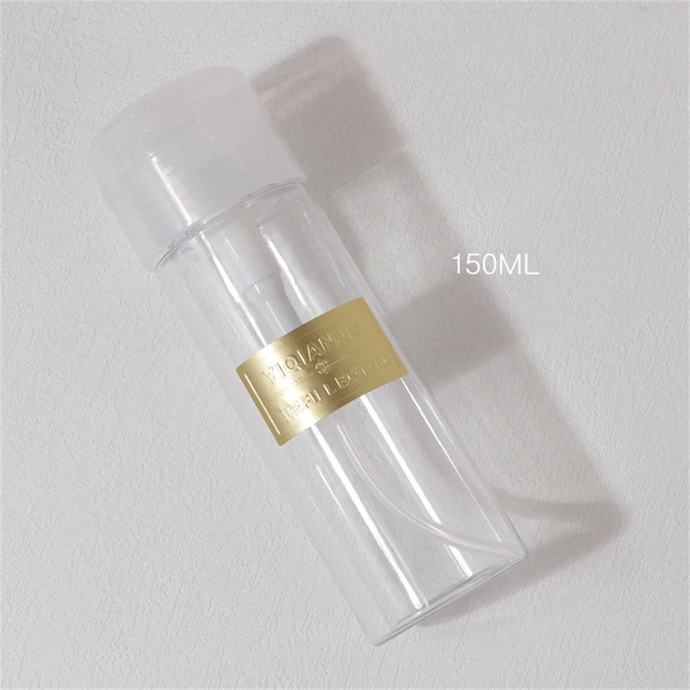Clear Pump Dispenser Bottle for Nail Polish Remover 150–500ml