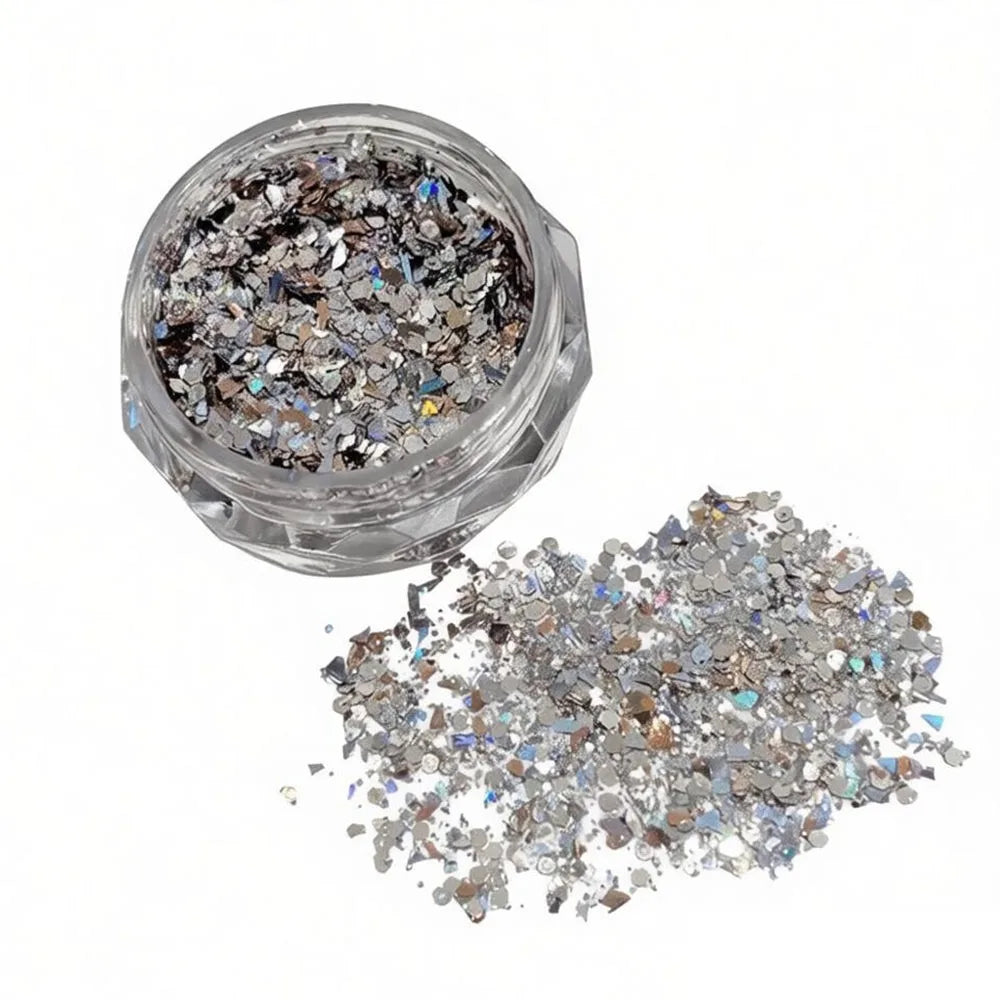 Multicolor Nail Glitter Sequins – Turtle Scale DIY Nail Art