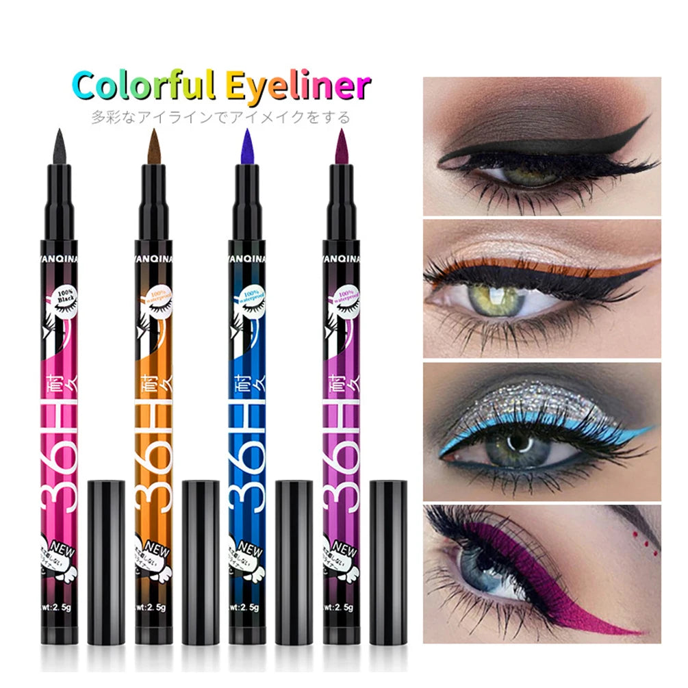 YANQINA Waterproof Liquid Eyeliner Pen – Long-Lasting