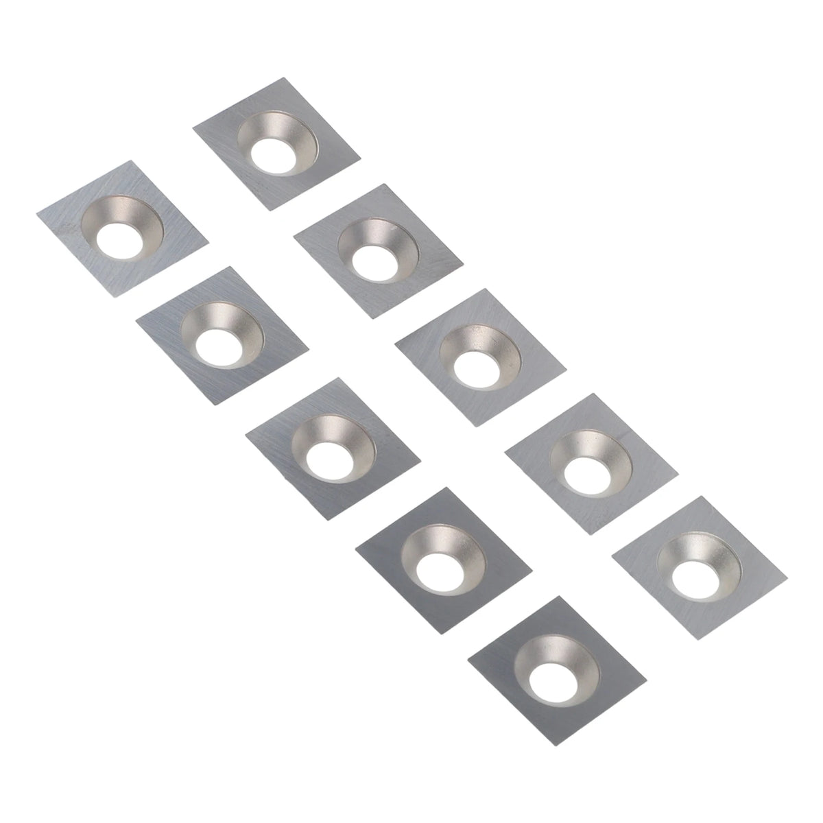 Square Carbide Inserts 35° Bevel | Spiral Planer Blades 10-Pack