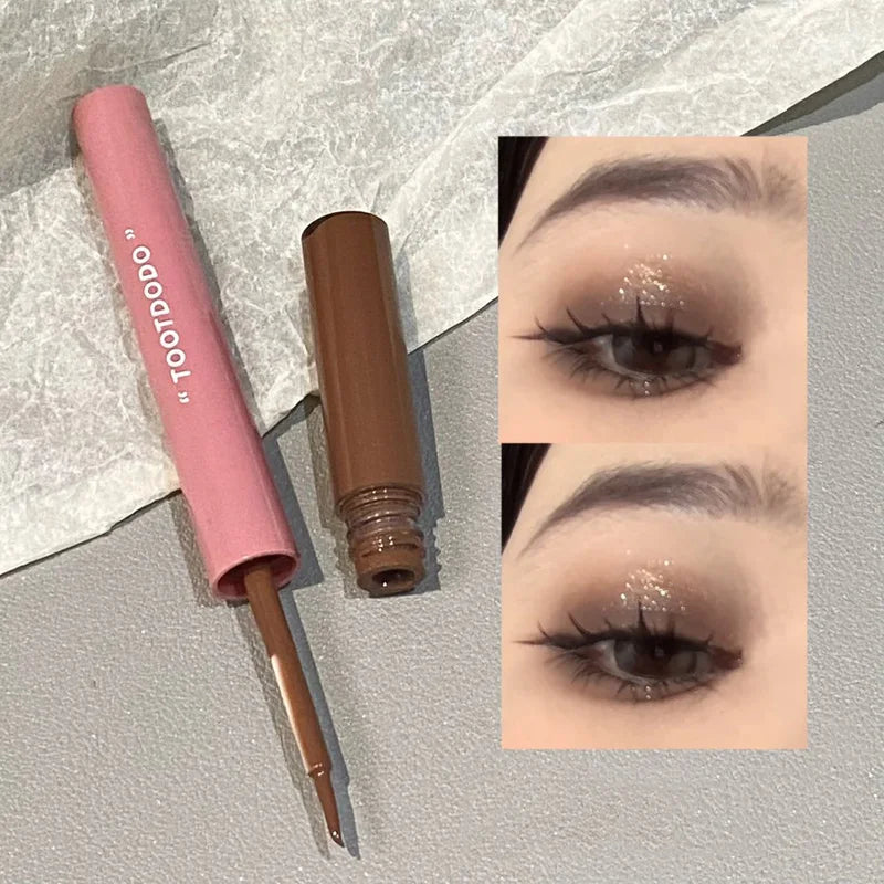Toot Dodo Glitter Liquid Eyeshadow – Shimmer Coffee Brown