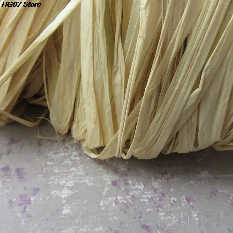 Natural Raffia Rope 50pcs – DIY Gift Wrapping & Party Decor