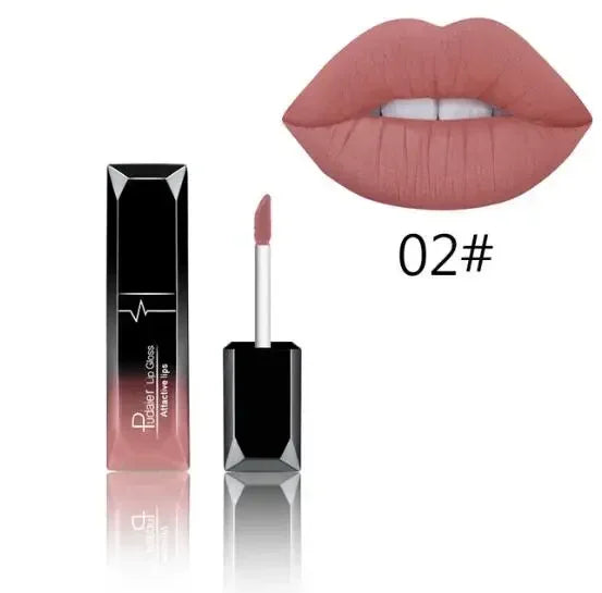 Pudaier 21-Color Matte Liquid Lipstick & Lip Gloss Set