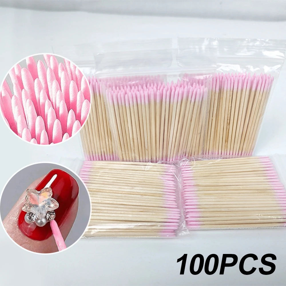 Disposable Double-End Cotton Swabs – Lash Extension Tools Lash Extension Tool PRIMED 100pcs