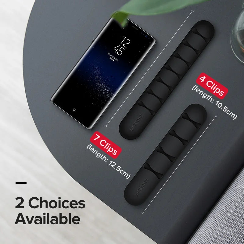 UGREEN Silicone Cable Organizer Clips | Cable Management Cable Management Clips PRIMED