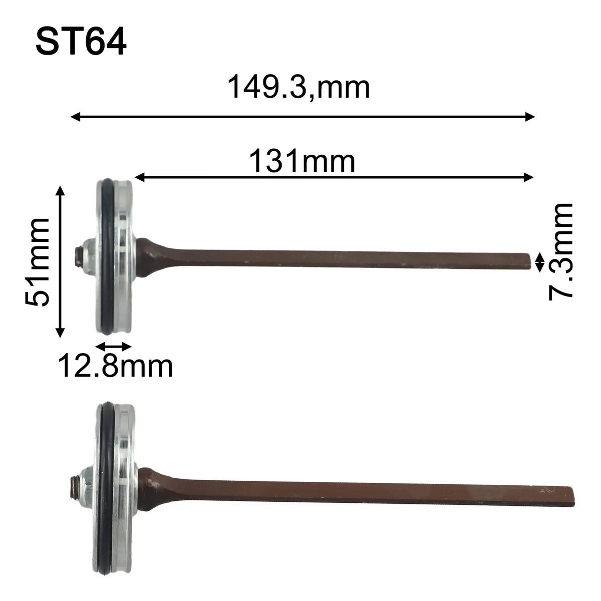 Pneumatic Nailer Pin Replacement – Steel Spare Parts 2 Pc